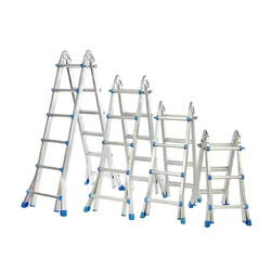 Visenamenske teleskopske aluminijumske merdevine 4x3
