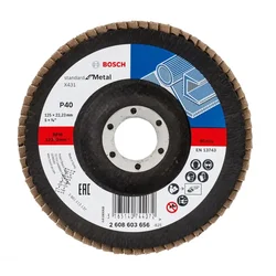 BOSCH Lamelni brusni disk za metal X431 125 mm G40