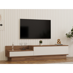Hanah home TV Komoda Barko Bež-Bela