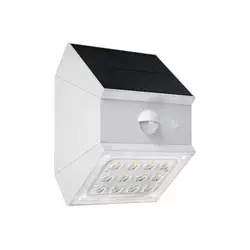 LED zidno solarno svetlo sa senzorom LED/2,5W/3,7V IP65 1200 mAh bela