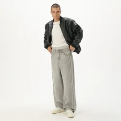 Cropp - Kavbojke super baggy - light grey