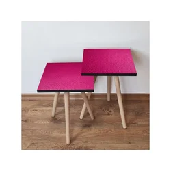 Hanah Home Sklapajući Stočić 2 Komada 2SHP366 - Fuchsia