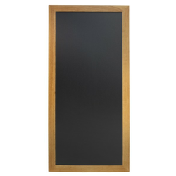 Crna ploča za kredu 56 x 120 cm, teak