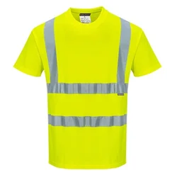 Portwest Majica visoke vidljivosti cotton comfort s170 sa kratkim rukavima, žuta, vel.xxl ( 62857 )