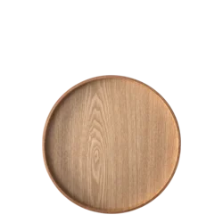 Okrogli pladenj O 30 cm, V: 3.5 cm – Elements Wood jesen - 593984