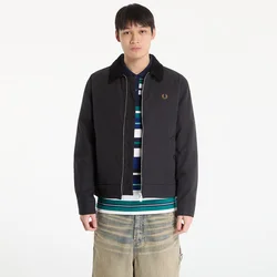 Jakna FRED PERRY Cotton Caban Jacket Black XL