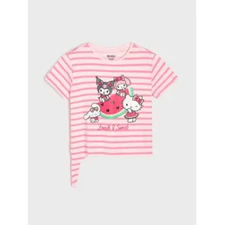 Sinsay - Pamučna majica sa printom Hello Kitty and Friends - šareno