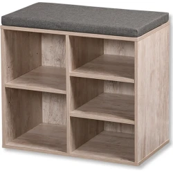 Kesper Mini cipelarnik sa jastukom za sedenje 51.5 x 48 x 29 cm, Smeđi