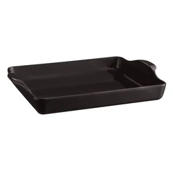Foccacia baking pan, ceramic, 40x31.5cm, Charcoal - Emile Henry