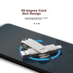 DM Damai USB Flash memorija, 512GB, USB 3.1, Type-C, USB 3.2, Srebrne boje