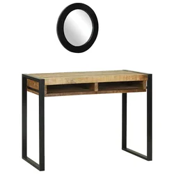 Toaletni stol Smeđa 100 x 50 x 75 cm Čvrsto drvo manga