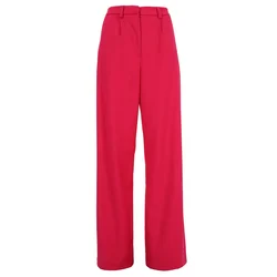 Mexx Ženske pantalone sa širokim nogavicama, Roze