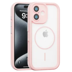 Bumper MagSafe maska za iPhone 16 - roze