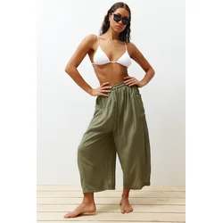 Trendyol Khaki Woven Trousers