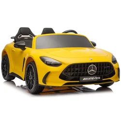 Licencirani auto na akumulator Mercedes GT63 AMG DK-GT63 24V - dvosjed - žuti