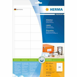 Herma - Samoljepljive naljepnice Premium Herma 8633, (66 x 33,8 mm), 10/1