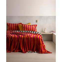 Madame Coco Set Prekrivač i jastučice Irene, 230x240cm, Narandžasti