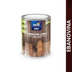 BORI tankoslojna lazura 0.75 l eban