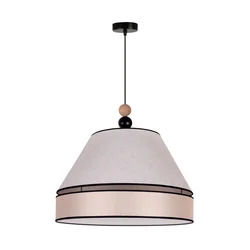 Duolla - Luster na sajli AVIGNON 1xE27/15W/230V prečnika 50 cm bež