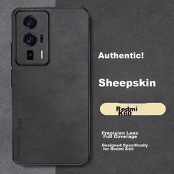 Shangsu Maska za mobilni telefon Redmi K60 / Redmi K60 Pro, Crna