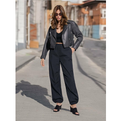 Sinsay - Parachute pantalone - crno
