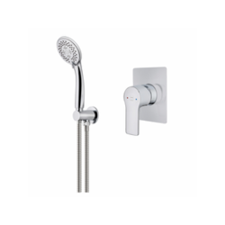 Teka 842420220 Manacor Combo enoročna stenska tuš armatura, ročna prha, krom