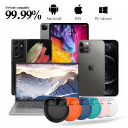 Bluetooth slusalice Airpods T-phox Pro narandzaste HQ