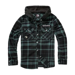 Moška srajca Iron Maiden - EDDI - Check - BRANDIT - 61048-black-green