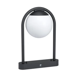 Eglo Prata vecchia spoljna podna/1, e27, 28w, ip44, v-450, pocinčani čelik/plastika/crna