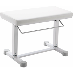 Konig & Meyer 14080 Piano Bench Uplift Pure White Imitation Leather