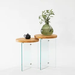 Hanah Home Set klub stolova Serenity 2, 2 komada, Bež