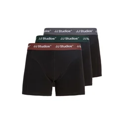 JACK & JONES Boksarice konjak/kamen/smaragd/črna