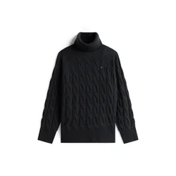 TOMMY HILFIGER Pulover črna