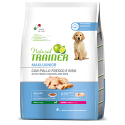 TRAINER Hrana za pse Maxi Junior with Fresh Chicken, 12kg