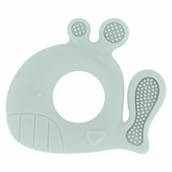 Kikkaboo Silicone Teether Whale grizalo Mint 1 kos