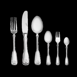 Zepter stainless steel cutlery set VENUS - 36 pieces, set for 6 persons, traditional design, stainless steel