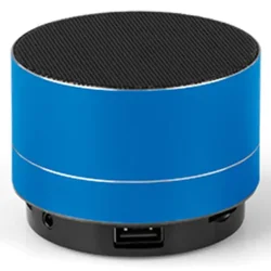 Metalni bluetooth zvučnik plavi TURNO