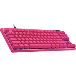 Tastatura žična gaming Logitech PRO X TKL RAPID roze 920-013253