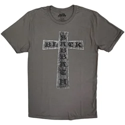 Black Sabbath Cross Charcoal Grey L Majica