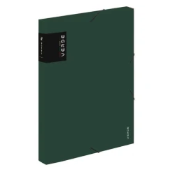 PP škatla z gumo A4 VERDE zelena