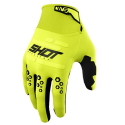 Motocross rukavice Shot Vision fluo žute rasprodaja výprodej