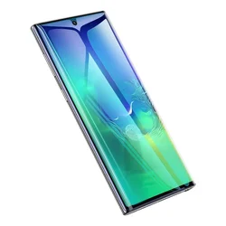 Baseus 0.15mm full-screen curved anti-explosion soft screen protector For Note10+ Black