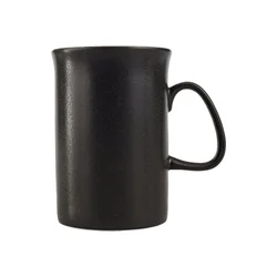 Porcelain mug, 325ml, Seasons, Black - Porland