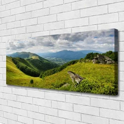 tulup.si Slika na platnu Mountain travnik landscape 120x60 cm