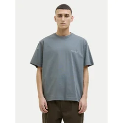 JACK & JONES Majica JORISLINGTON modra/temno zelena/rdeča/bela