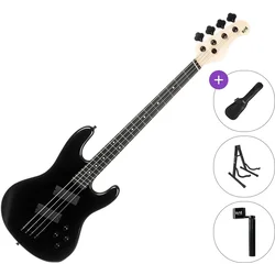 PSD Guitars PMB-100F Basic SET Dark Night Black Multiscale Bass Guitar
