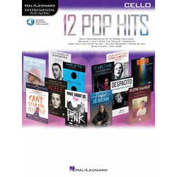 12 POP HITS PLAY ALONG CELLO+ AUDIO ACCESS