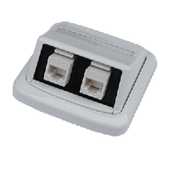 Dvojna vtičnica ABB TANGO 2xRJ45 cat6 UTP bela