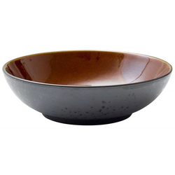 Skleda za solato, 24 cm, črna/jantar, Bitz
