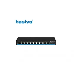 Svič 10/100/1000 10 port Hasivo S1100P-8G-2G-Ai-120W